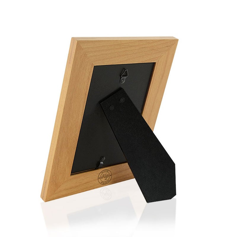 KATE POSH - Doggie Paw Engraved Natural Wood Picture Frame, Best Dog Ever, Memorial Dog Frame, Best Cat Ever, Memorial Cat Photo Frame (5x7-Vertical) - Image 2